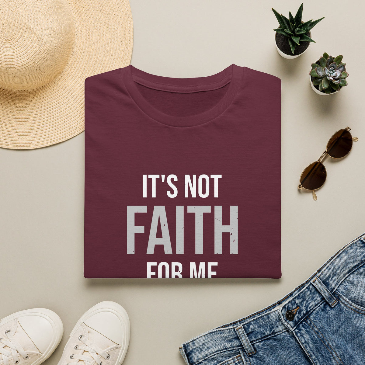 It's Not Faith It's Fact Tee — Statement
