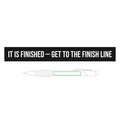 It Is Finished Pen — Engraved Brass — christian engraved brass pen by Get To The Finish Line