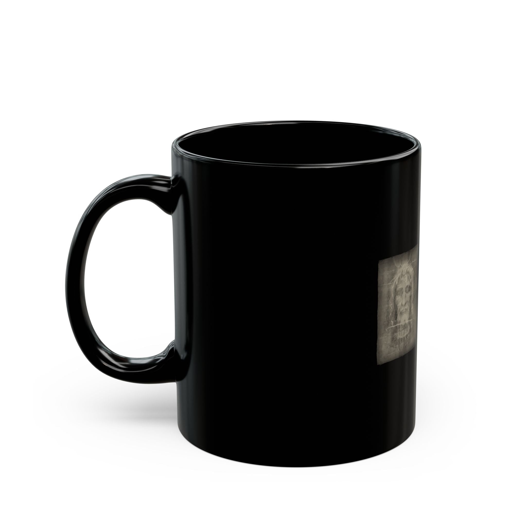 He Is Risen Mug — White/Orange — christian resurrection coffee mug by Get To The Finish Line (view 4)
