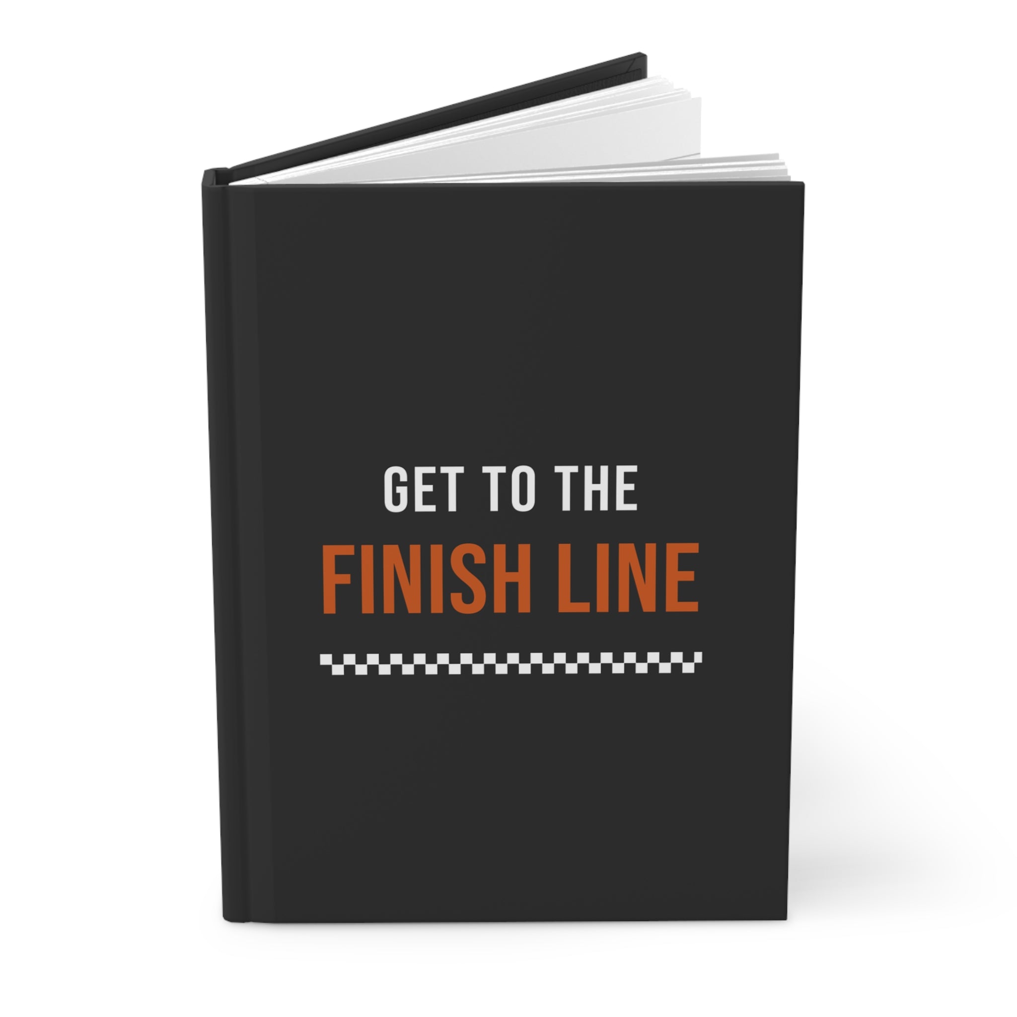 Get to the Finish Line — Hardcover Journal — motivational perseverance hardcover journal by Get To The Finish Line (view 3)