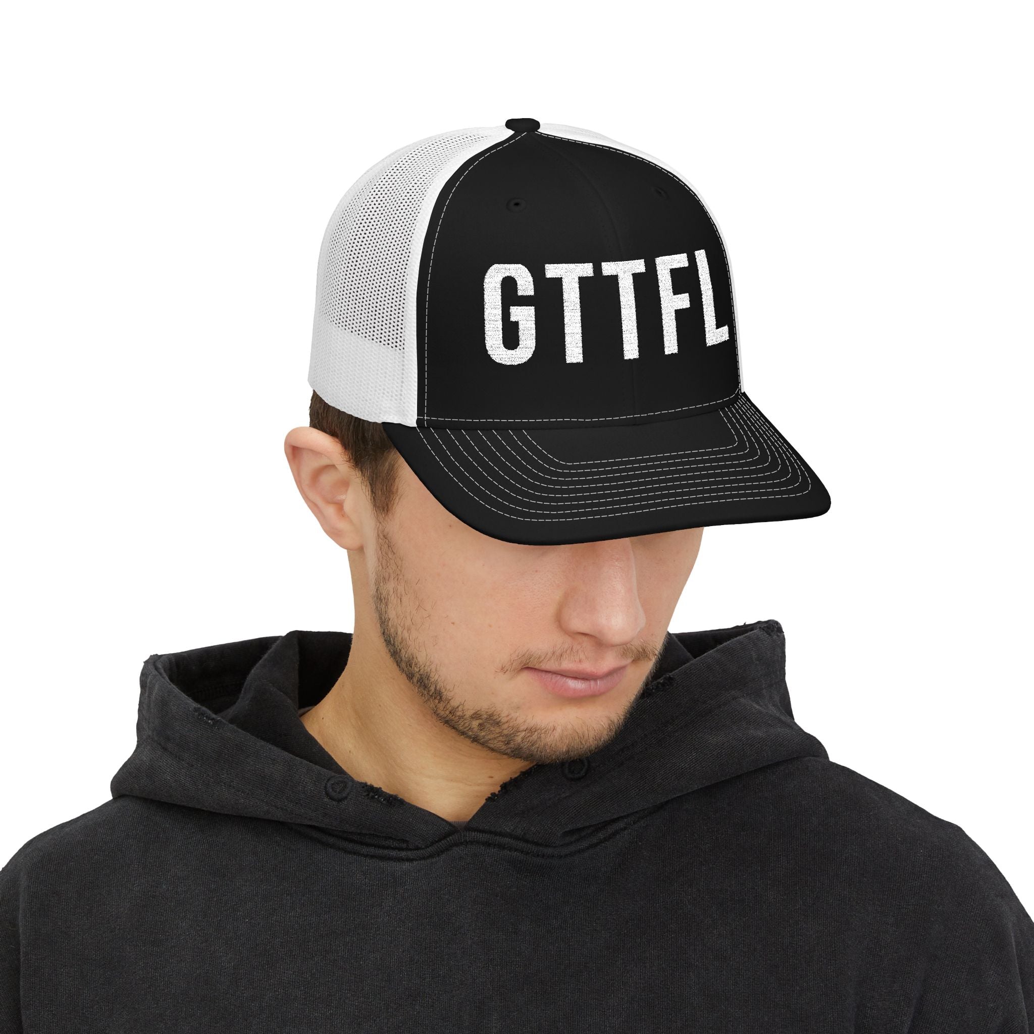 GTTFL Trucker Hat — Richardson 112 — motivational trucker hat by Get To The Finish Line (view 9)