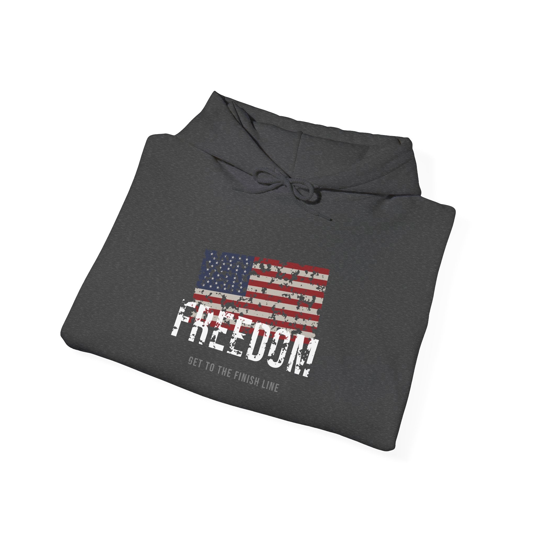 Freedom Hoodie — Old Glory — patriotic american flag graphic hoodie by Get To The Finish Line (view 13)