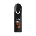 Faith Family Finish Line — Bookmark — christian family values metal bookmark by Get To The Finish Line