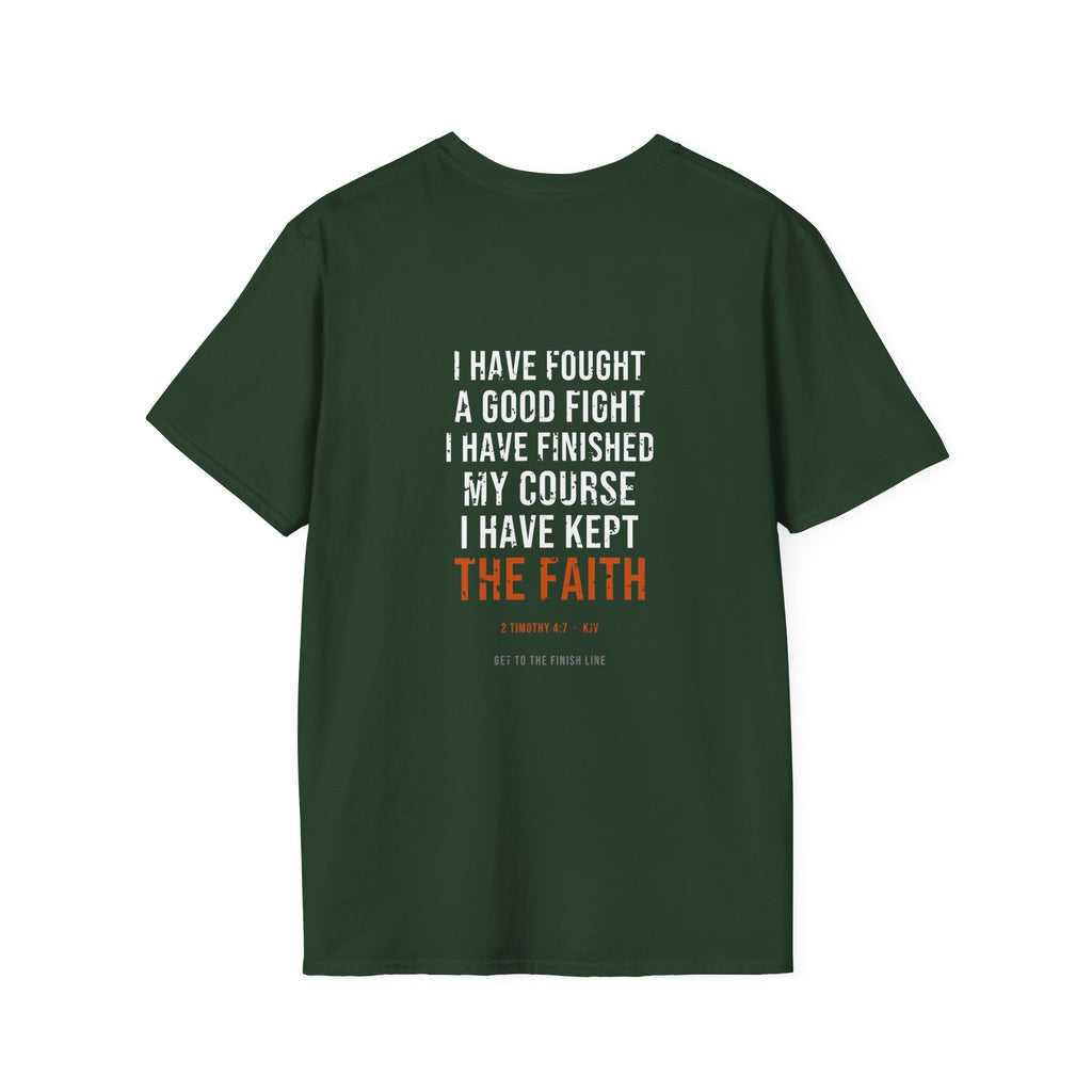 I Have Kept The Faith Tee — 2 Timothy 4:7 KJV — KJV Bible verse graphic tee by Get To The Finish Line (view 19)