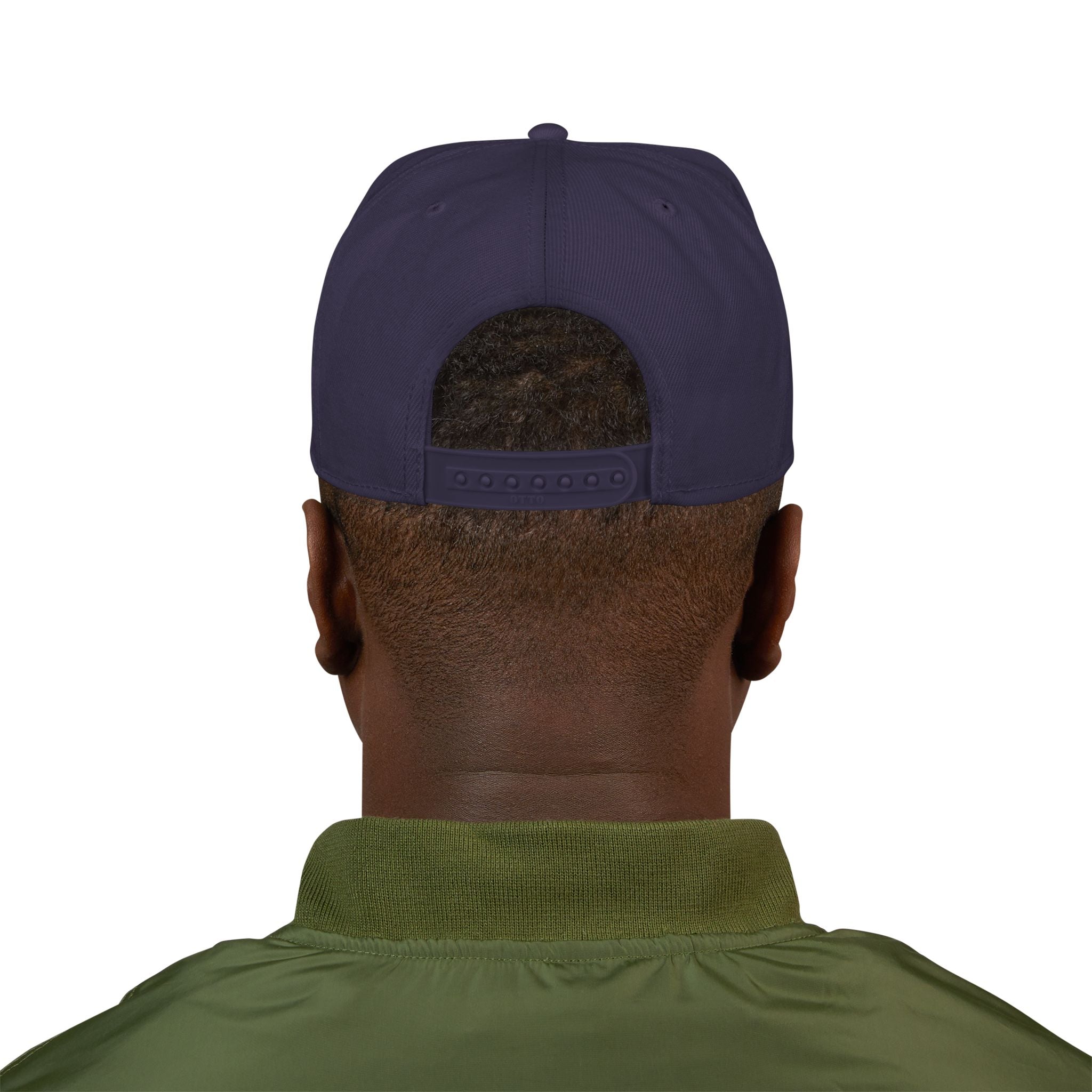 Get To The Finish Line Script Snapback — Embroidered