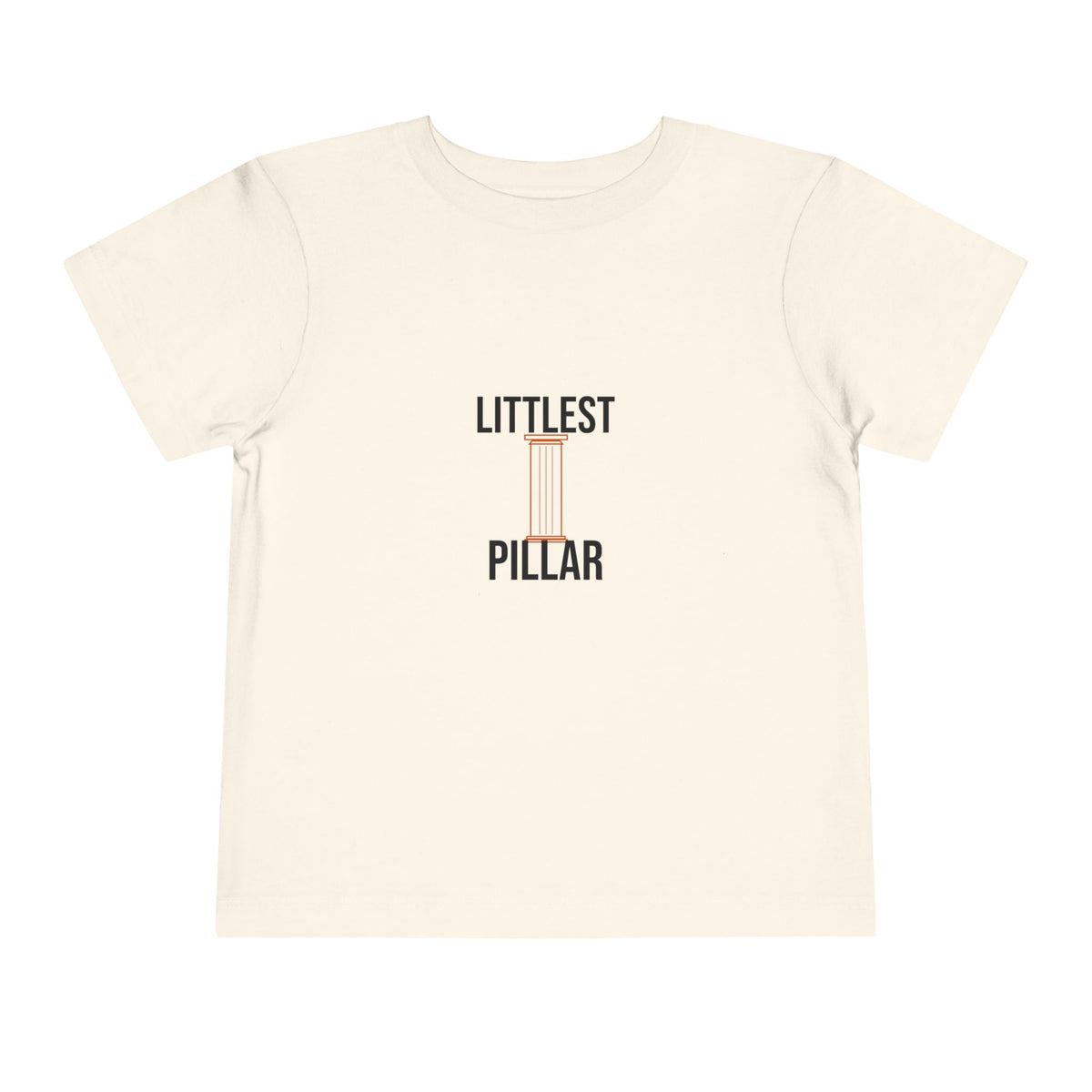 Littlest Pillar Toddler Tee — GTTFL Littles — motivational piece by Get To The Finish Line (view 2)