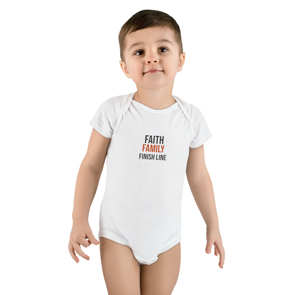 Faith Family Finish Line Baby Onesie® — GTTFL Littles