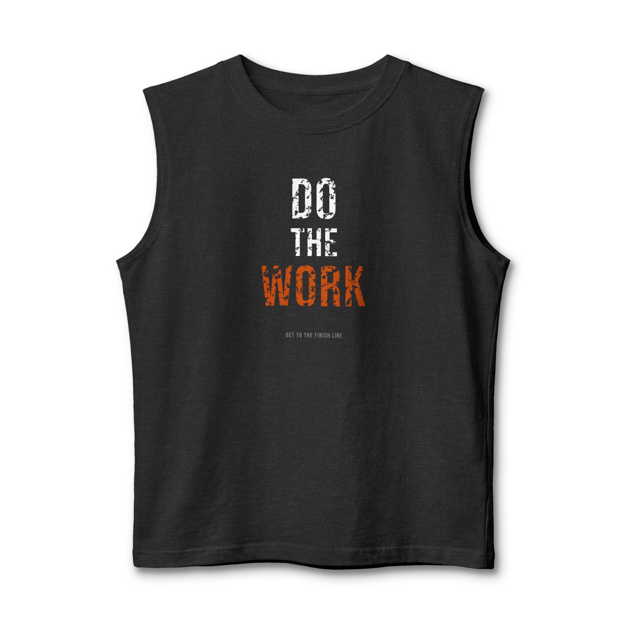 Do The Work Muscle Tank — motivational flowy racerback tank by Get To The Finish Line (view 2)