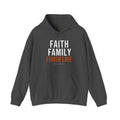 Faith Family Finish Line — Motivational Hoodie — christian family values graphic hoodie by Get To The Finish Line (view 2)