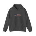 Freedom Hoodie — Flag Fill — patriotic american flag graphic hoodie by Get To The Finish Line (view 3)