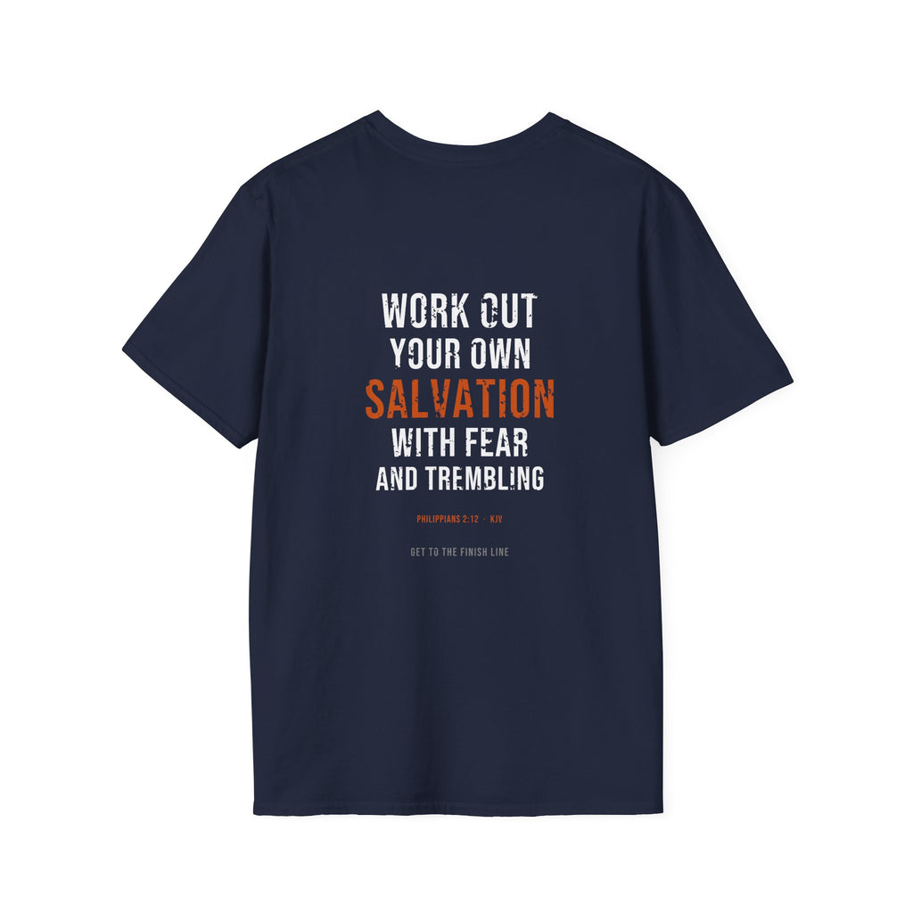Work Out Your Own Salvation Tee — Philippians 2:12 KJV