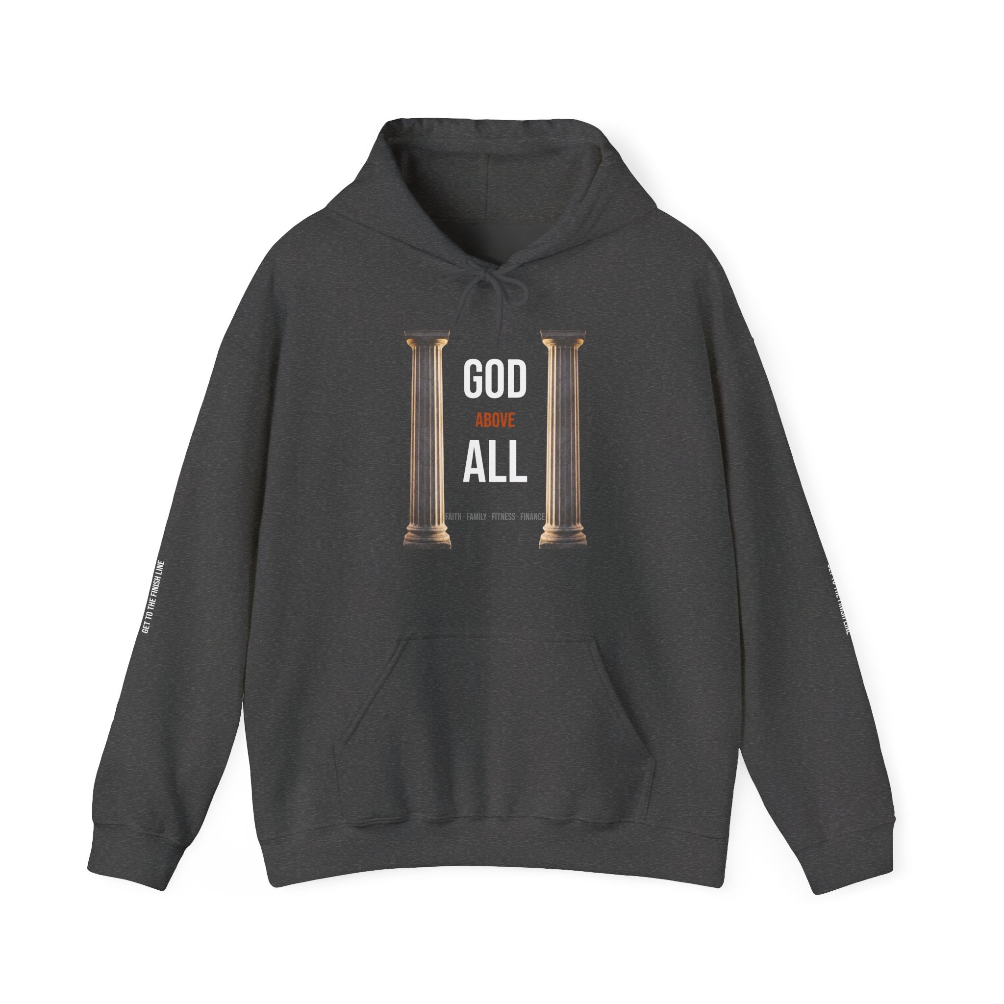 God Above All Hoodie — Marble Pillars