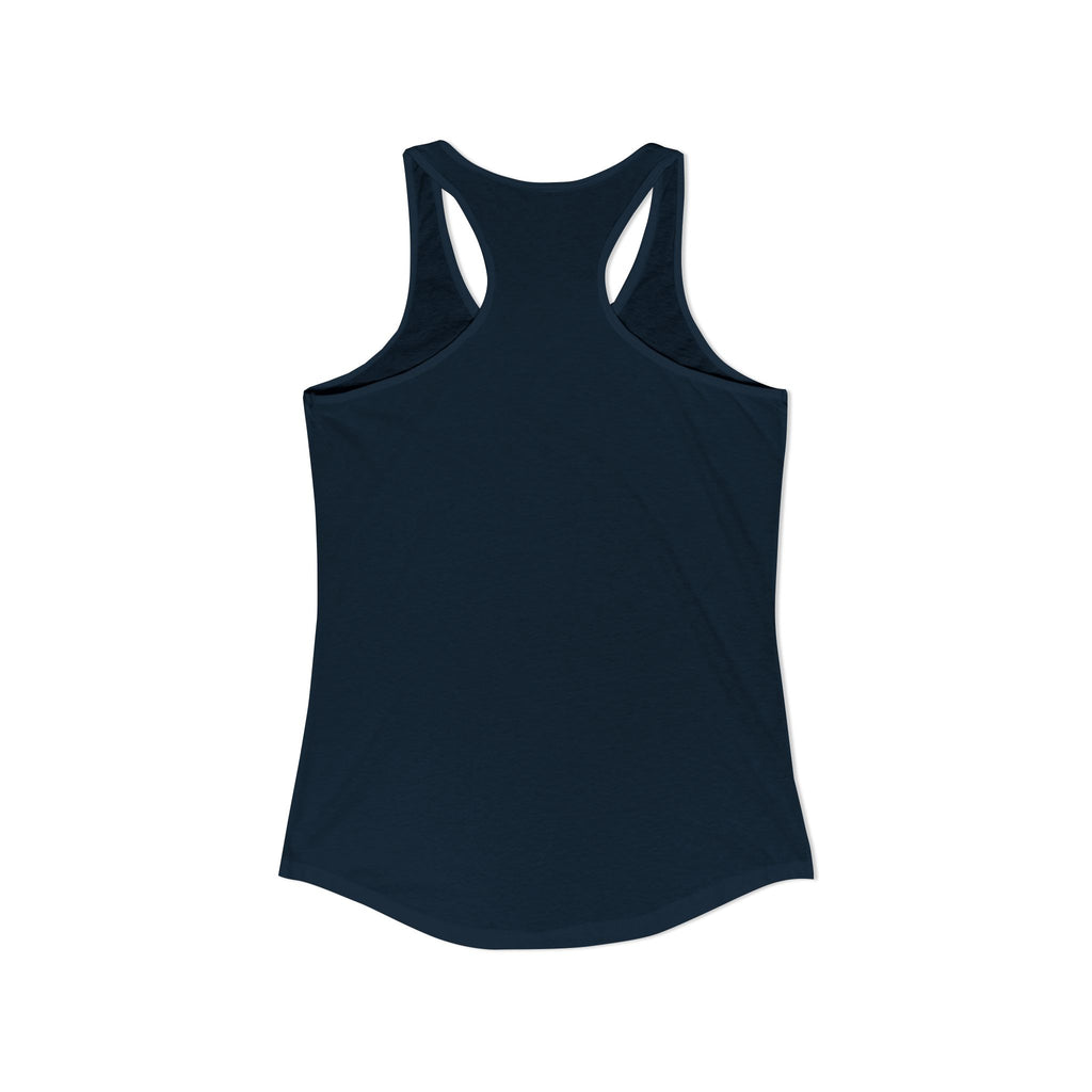 Faith Begins Script Racerback Tank — Dark
