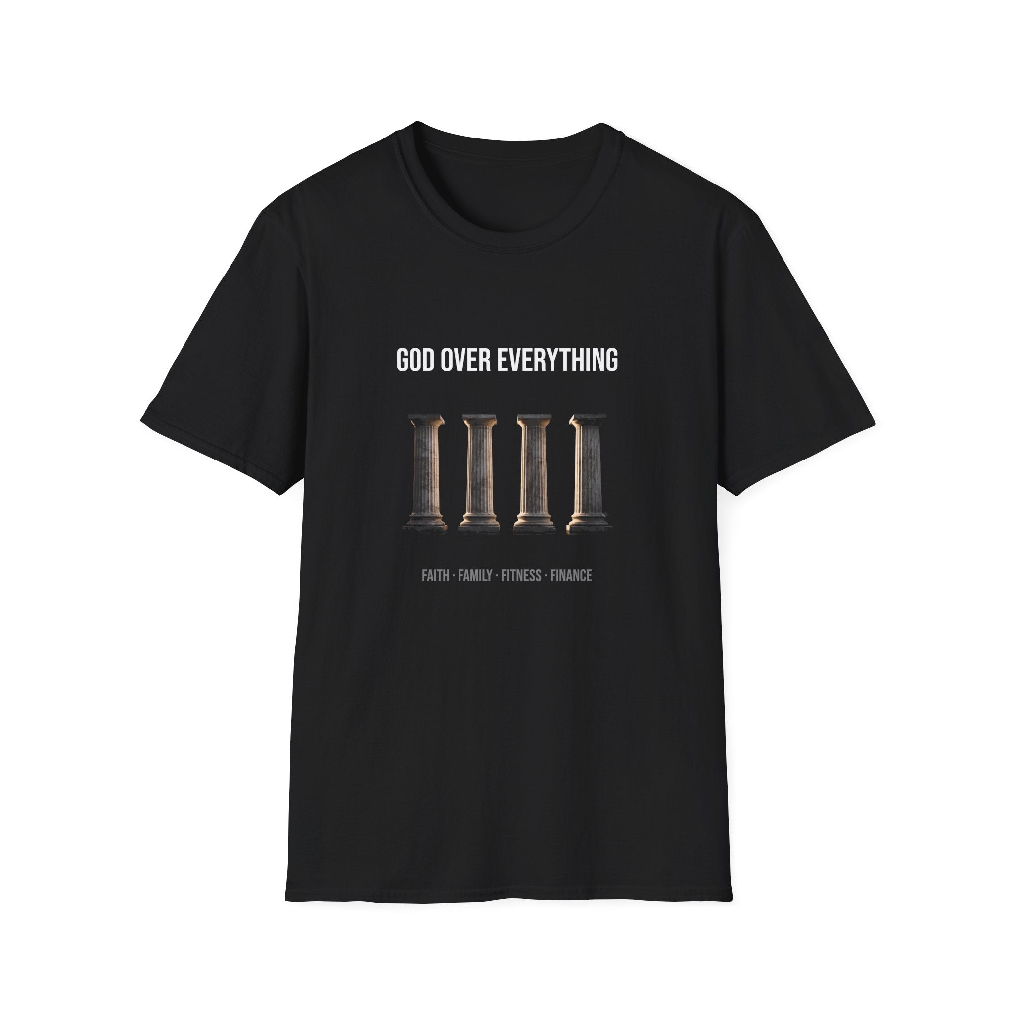 God Over Everything Tee — Marble Pillars