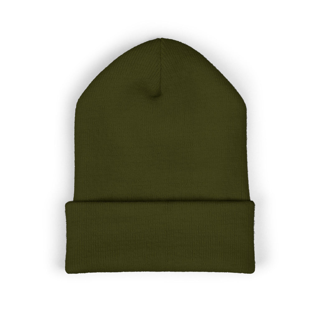 Get To The Finish Line Beanie — Embroidered Cuff — motivational perseverance embroidered beanie by Get To The Finish Line (view 5)