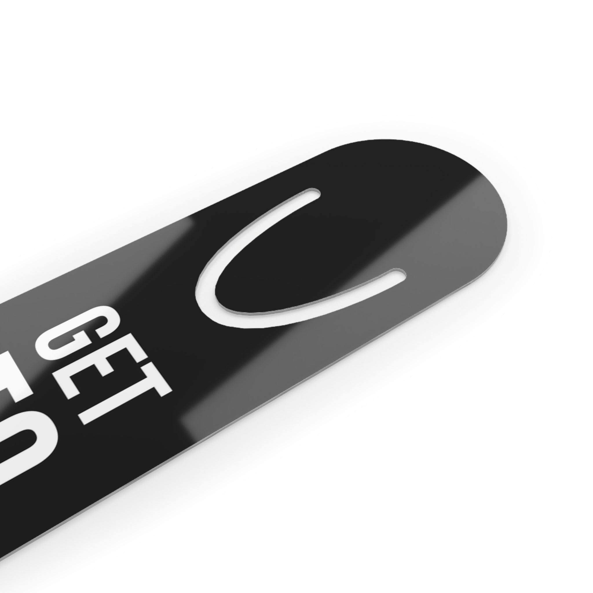Get to the Finish Line — Bookmark — motivational perseverance metal bookmark by Get To The Finish Line (view 3)