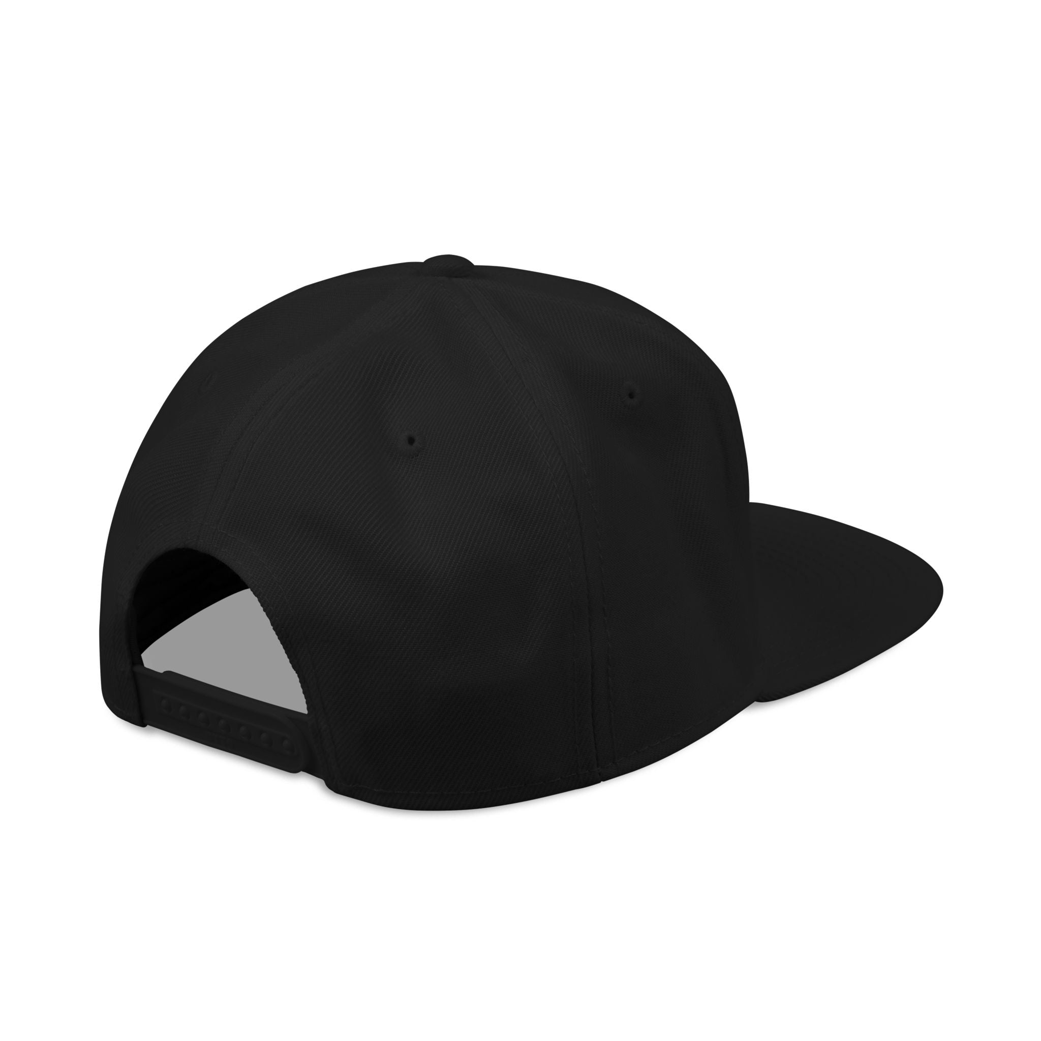 Get To The Finish Line Script Snapback — Embroidered