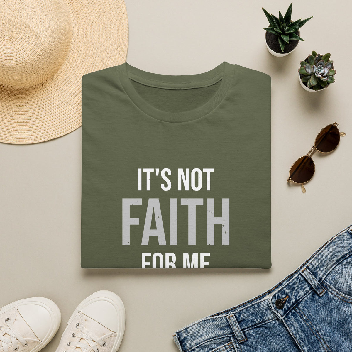 It's Not Faith It's Fact Tee — Statement