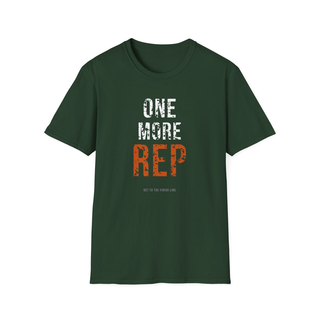 One More Rep Tee — motivational graphic tee by Get To The Finish Line (view 18)