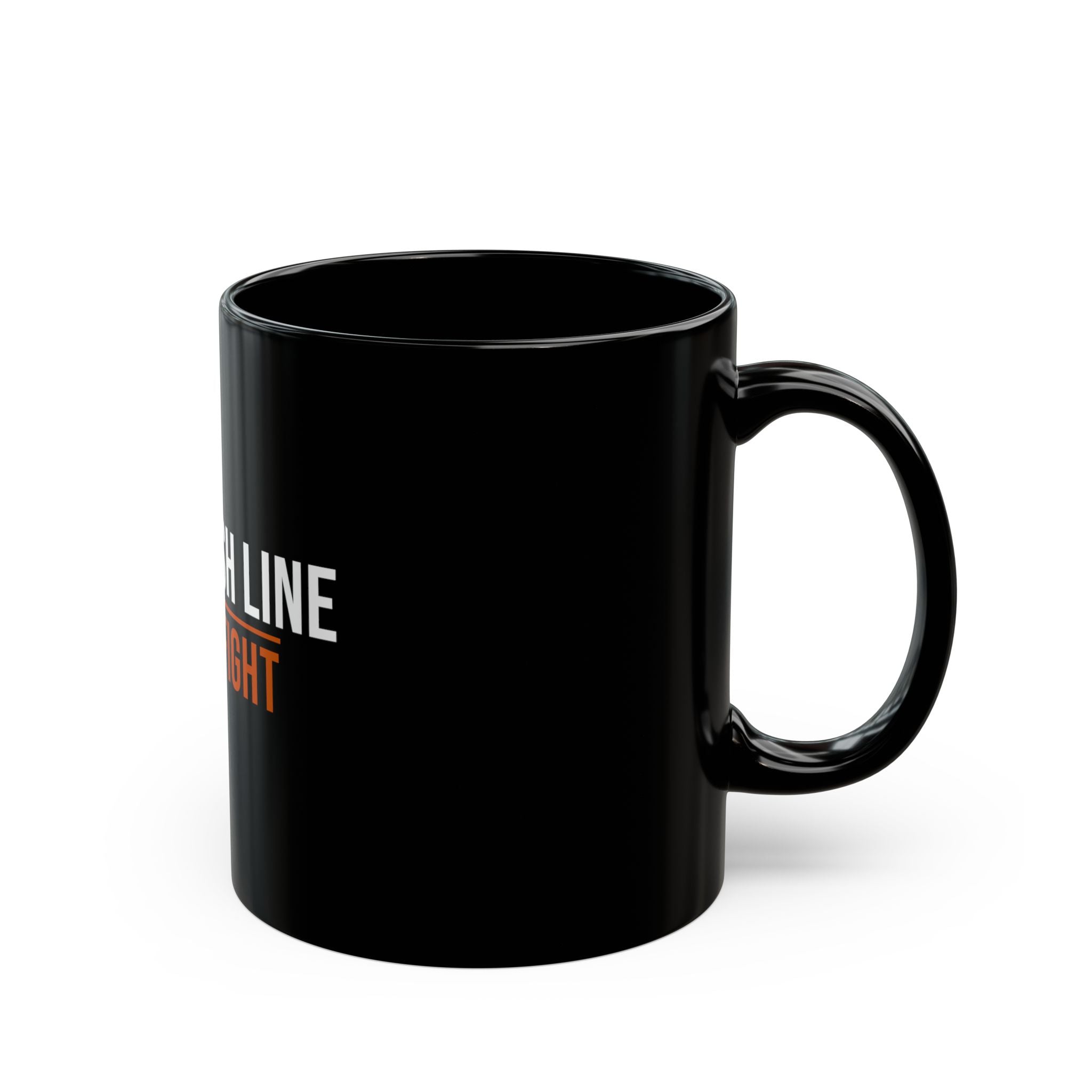 The Finish Line Is the Fight — Motivational Coffee Mug — motivational endurance coffee mug by Get To The Finish Line (view 3)