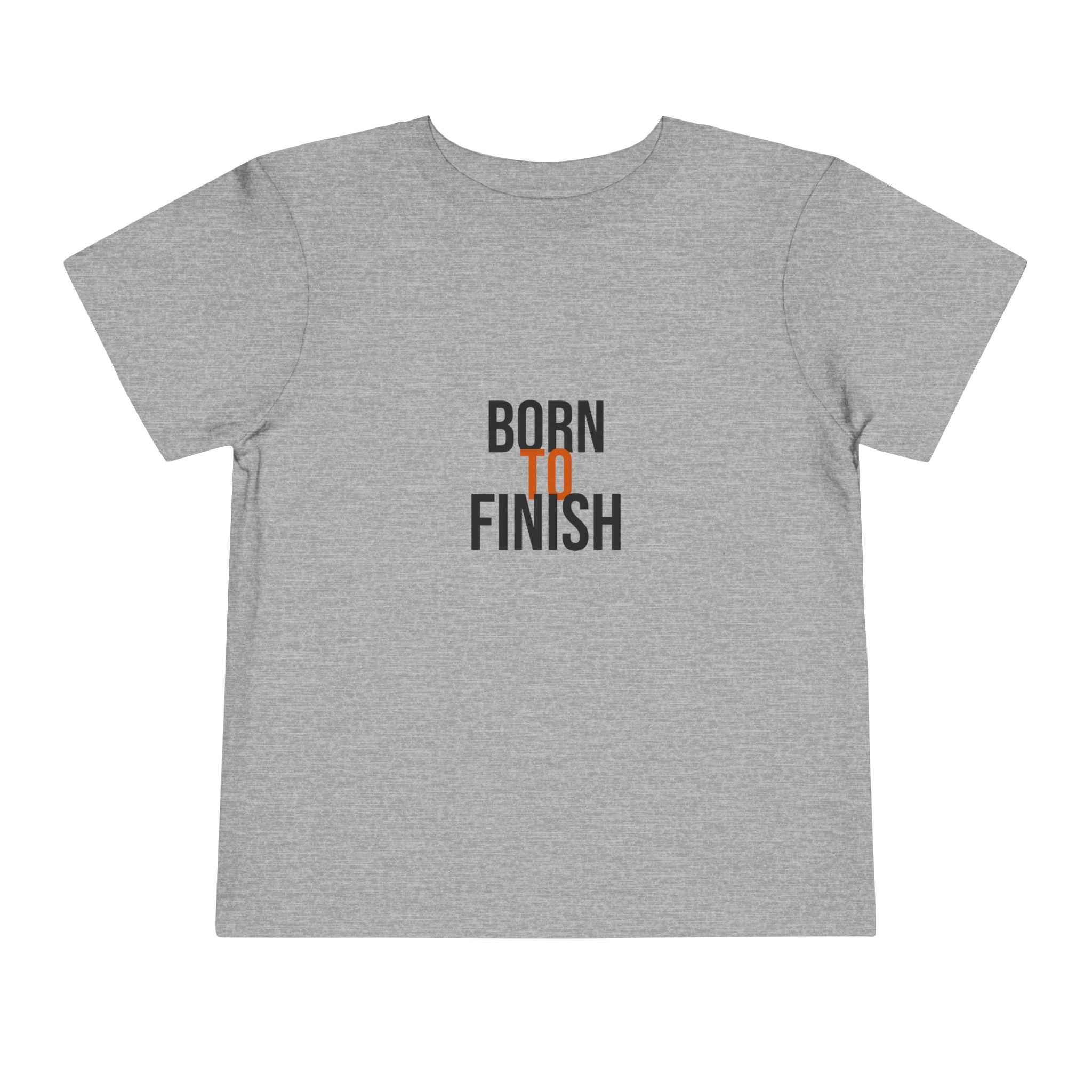 Born To Finish Toddler Tee — GTTFL Littles — motivational piece by Get To The Finish Line (view 3)