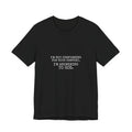 Answering To God Tee — White — bold christian statement graphic tee by Get To The Finish Line