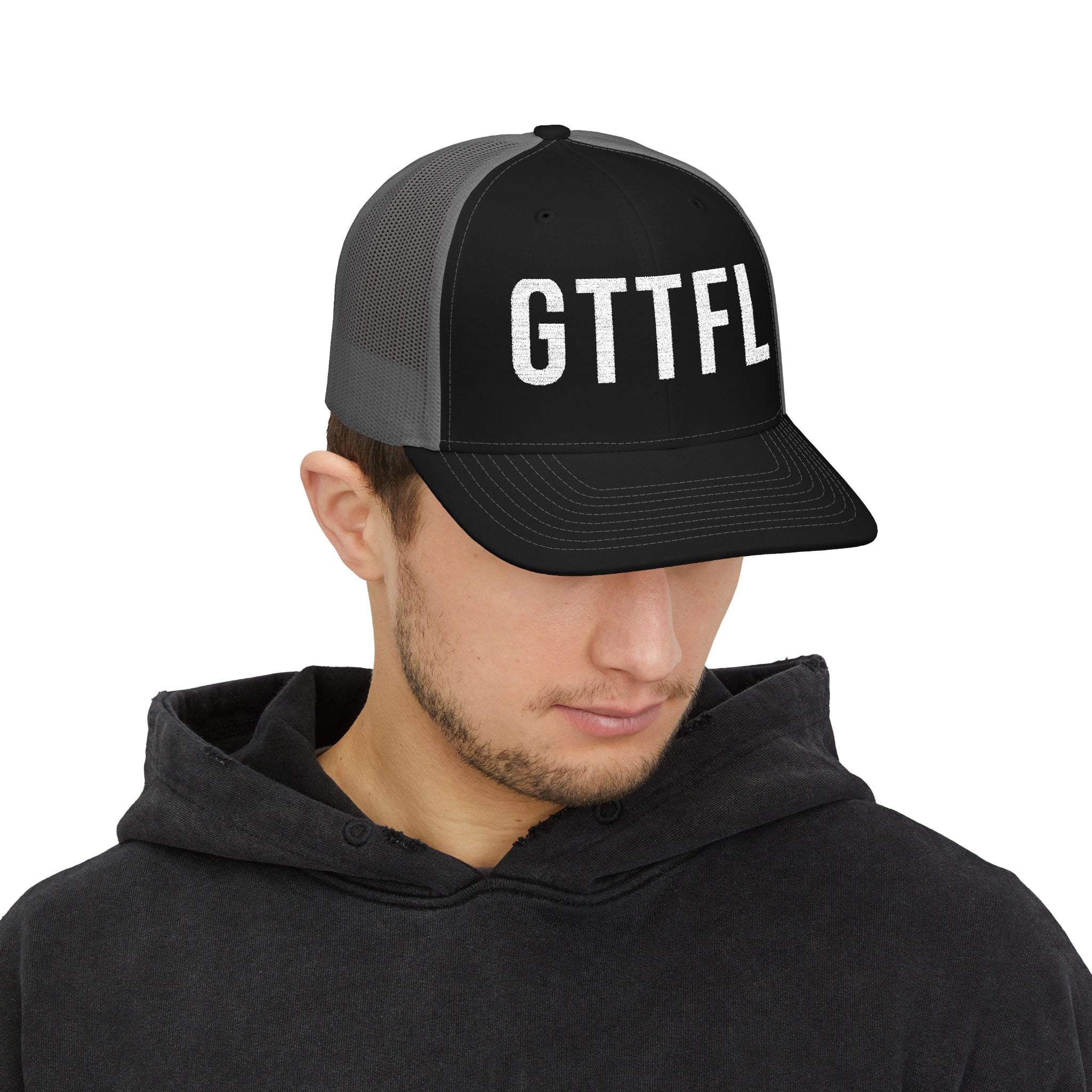 GTTFL Trucker Hat — Richardson 112 — motivational trucker hat by Get To The Finish Line (view 15)