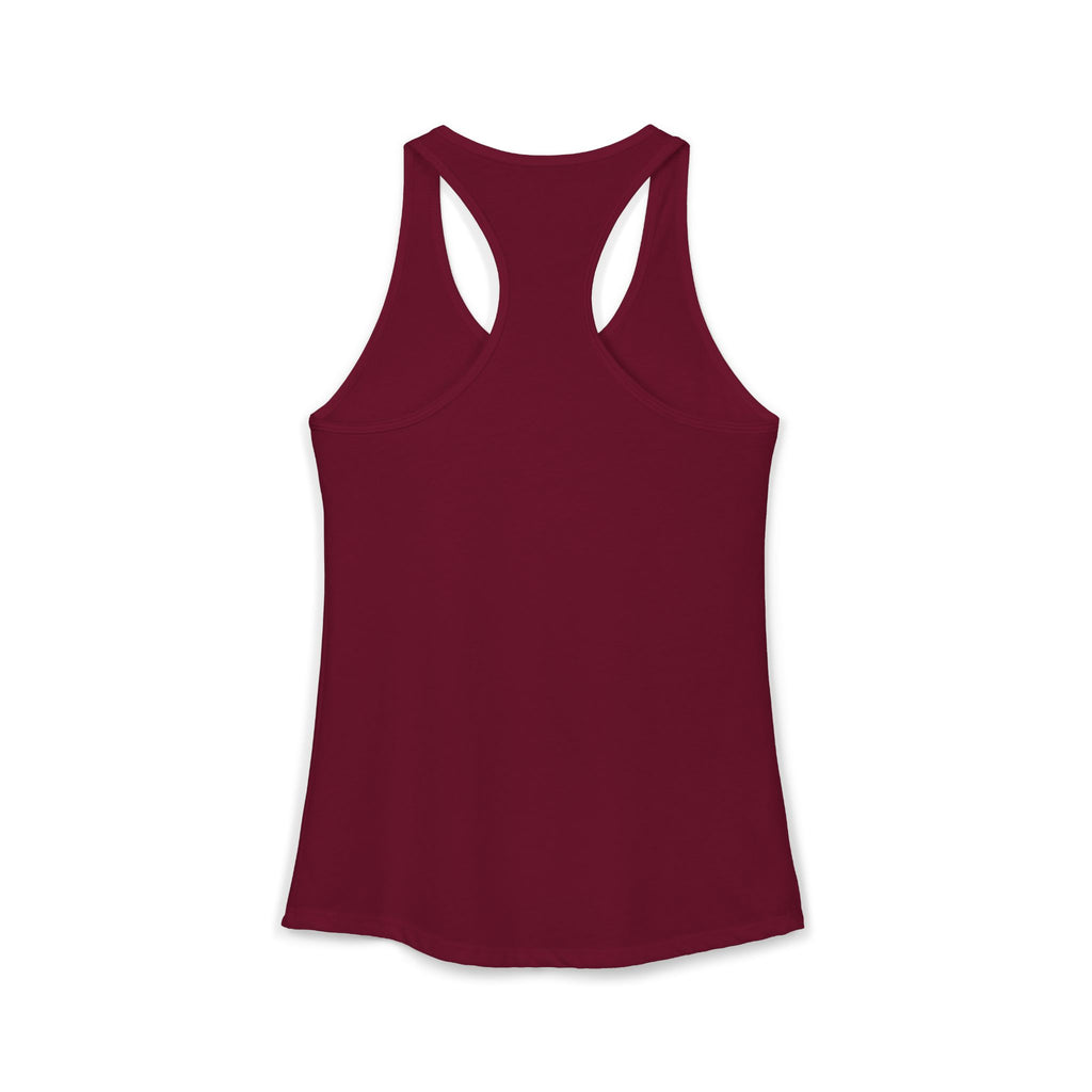 Faith Begins Script Racerback Tank — Dark