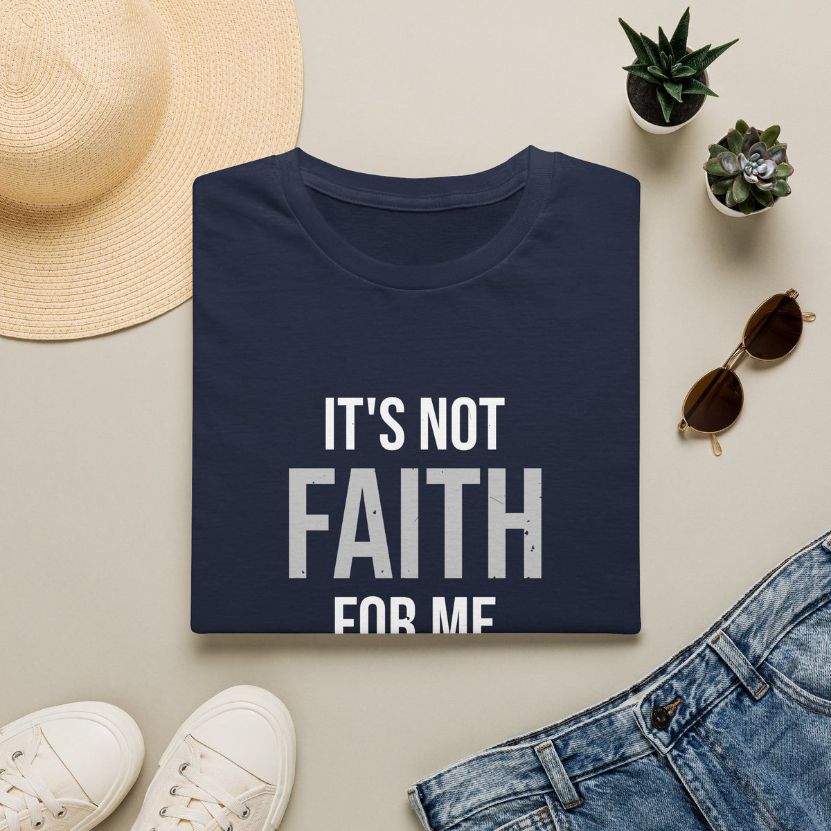 It's Not Faith It's Fact Tee — Statement