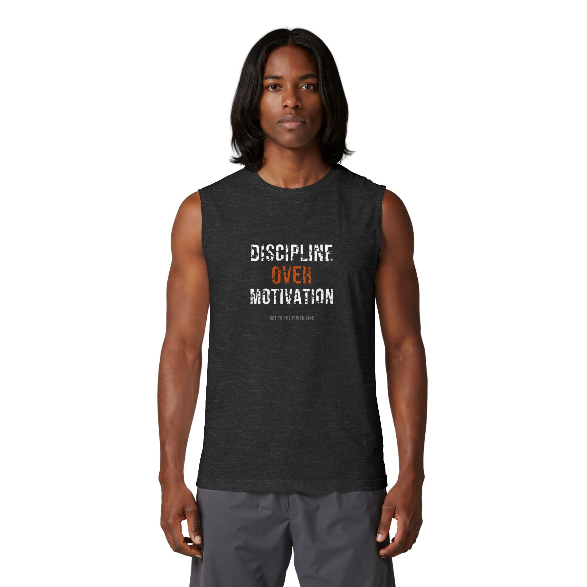 Discipline Over Motivation Muscle Tank