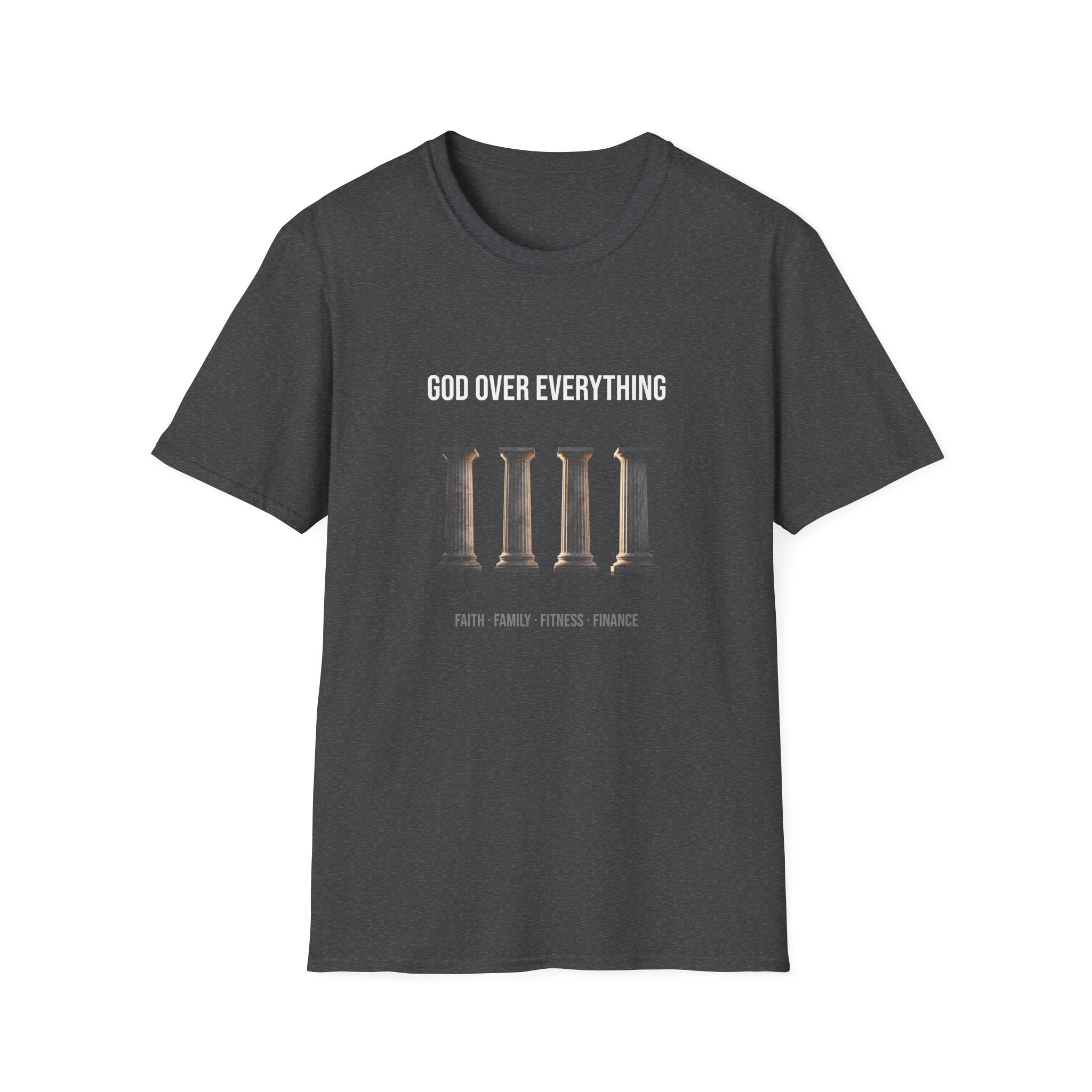 God Over Everything Tee — Marble Pillars