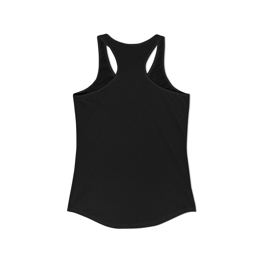 Faith Begins Script Racerback Tank — Dark