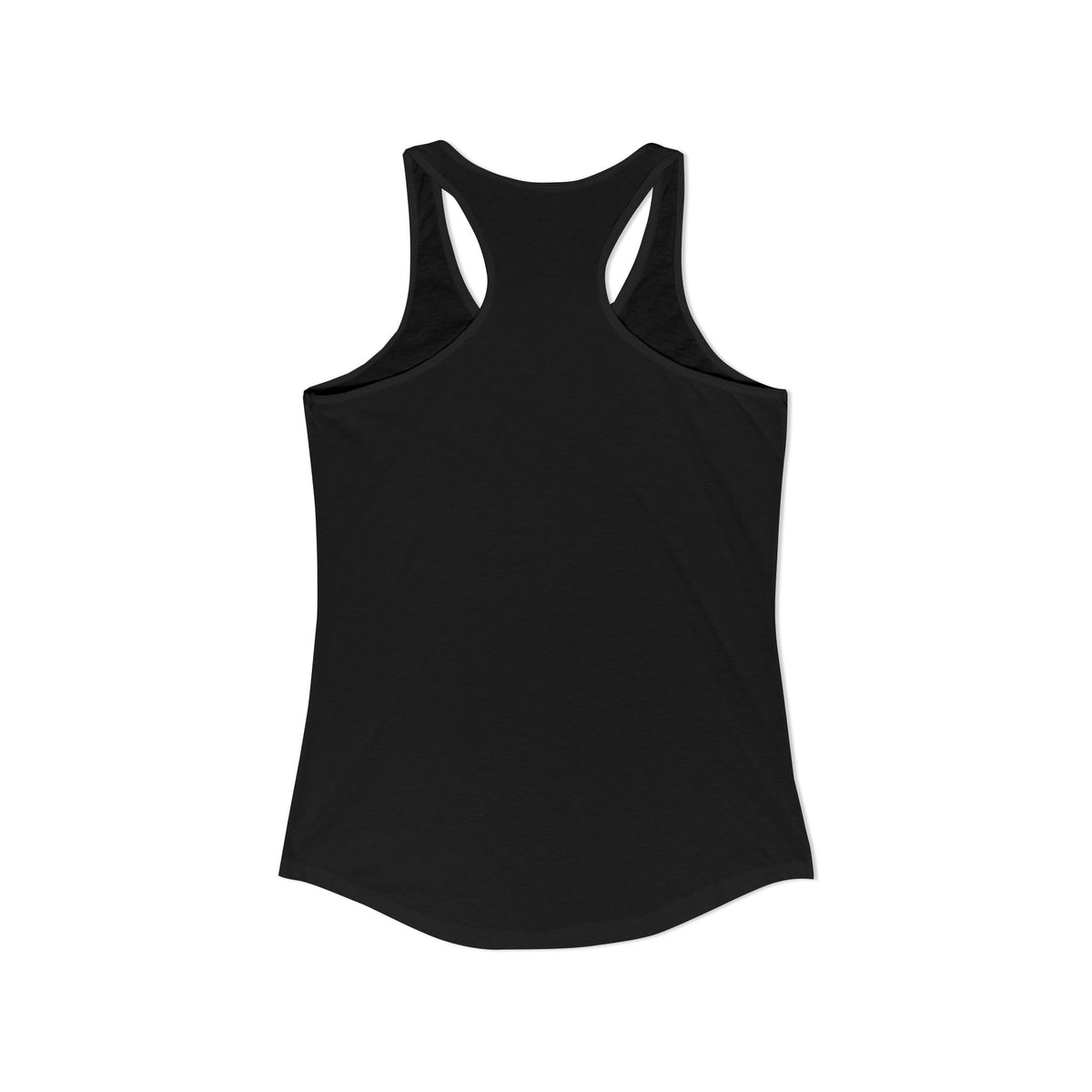 Faith Begins Script Racerback Tank — Dark