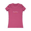 Get To The Finish Line Script Women’s Tee — Dark — motivational perseverance graphic tee by Get To The Finish Line (view 4)