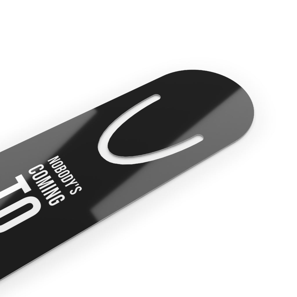 Nobody's Coming to Save You Finish It — Bookmark — distressed motivational metal bookmark by Get To The Finish Line (view 3)