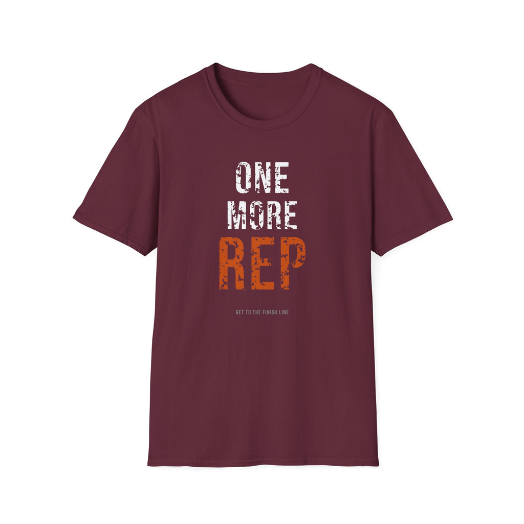 One More Rep Tee — motivational graphic tee by Get To The Finish Line (view 12)