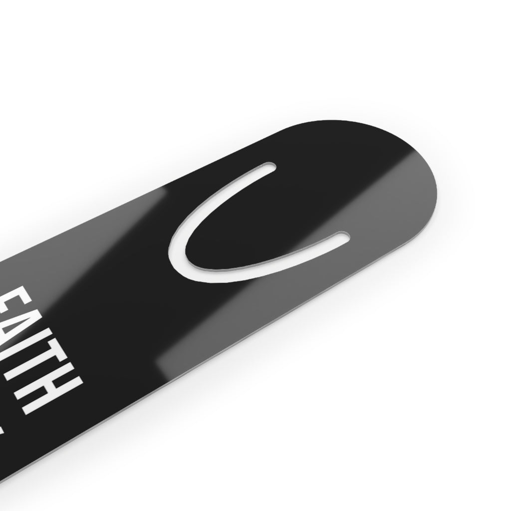 Faith Family Finish Line — Bookmark — christian family values metal bookmark by Get To The Finish Line (view 3)