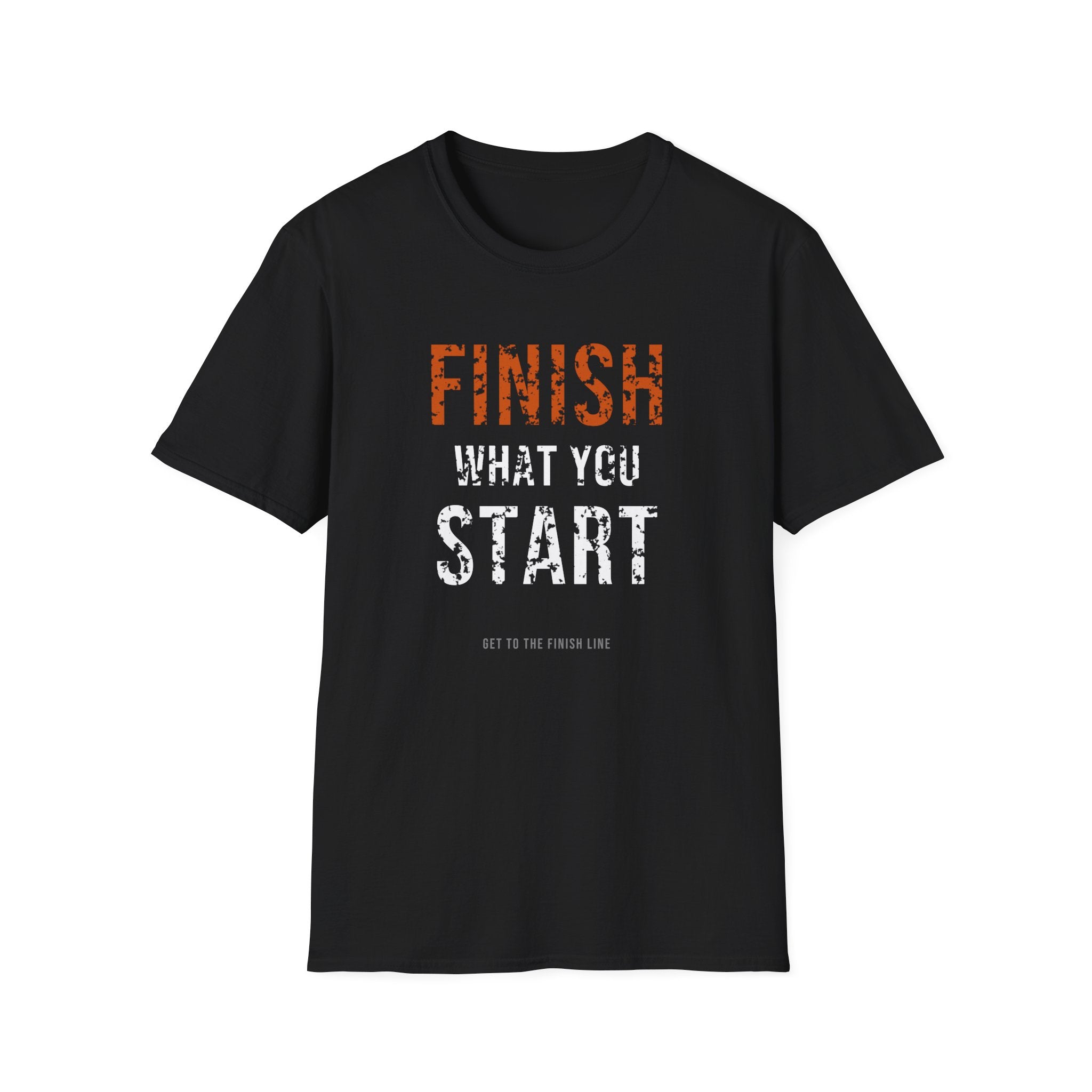 Finish What You Start Tee — motivational graphic tee by Get To The Finish Line (view 9)
