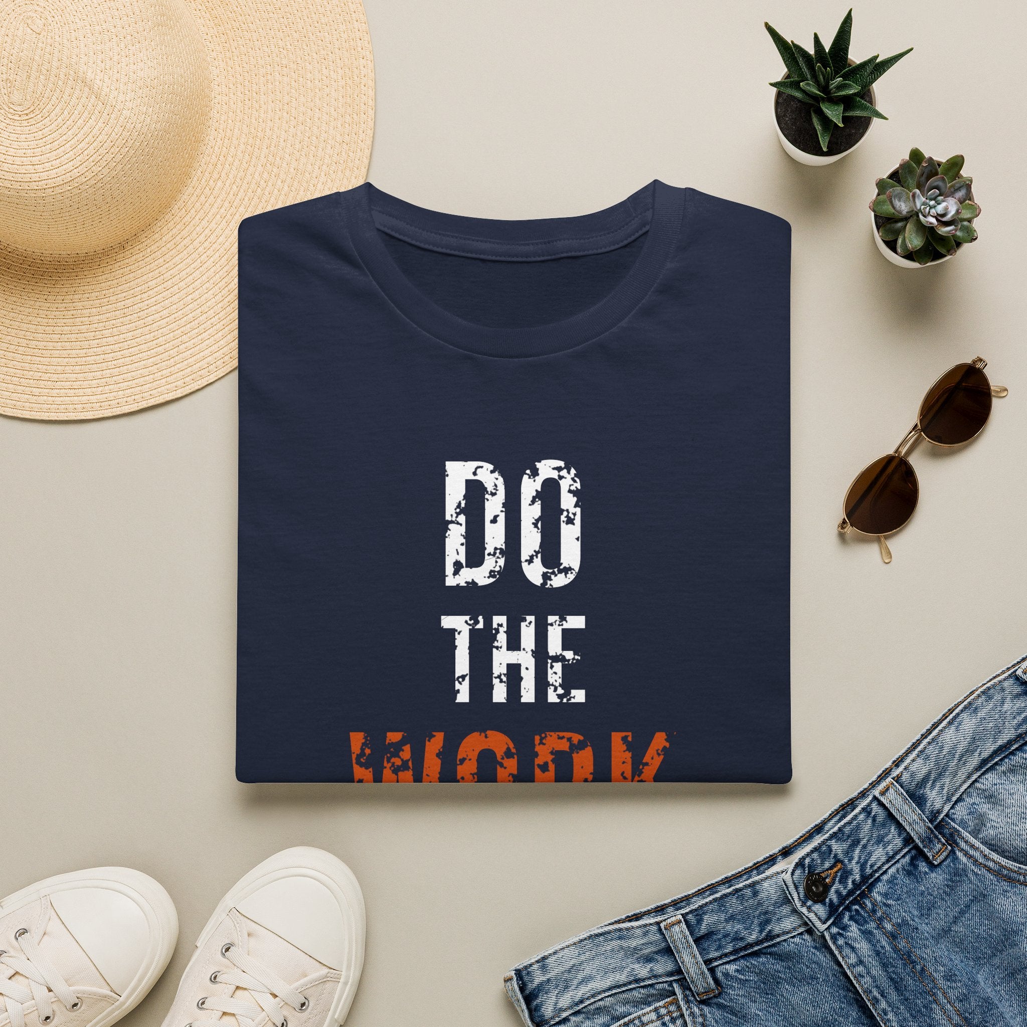 Do The Work Tee — motivational graphic tee by Get To The Finish Line (view 7)