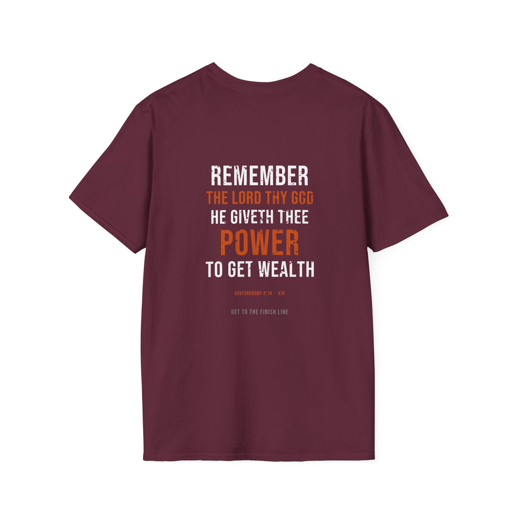 Power To Get Wealth Tee — Deuteronomy 8:18 KJV
