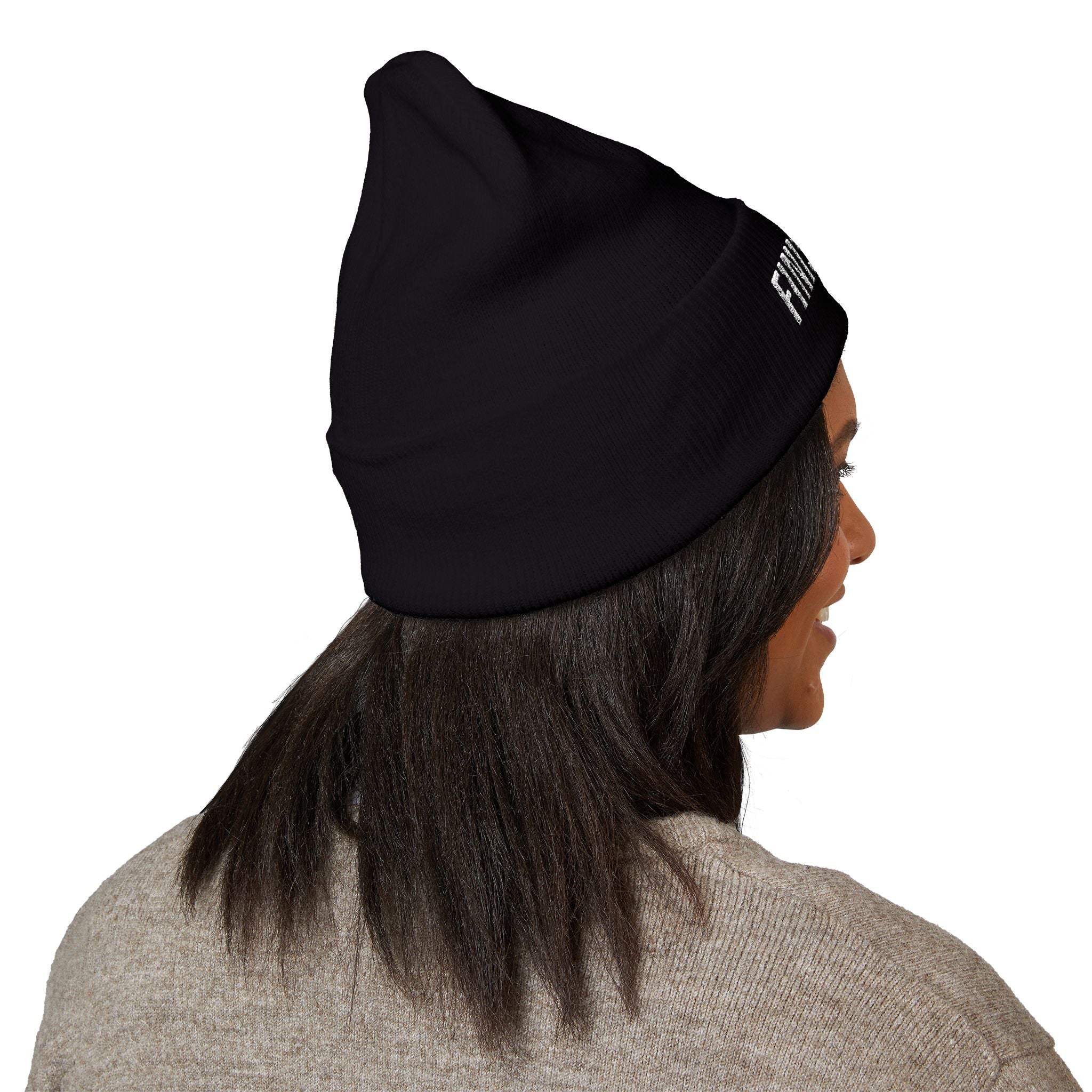 Get To The Finish Line Beanie — Embroidered Cuff — motivational perseverance embroidered beanie by Get To The Finish Line (view 13)