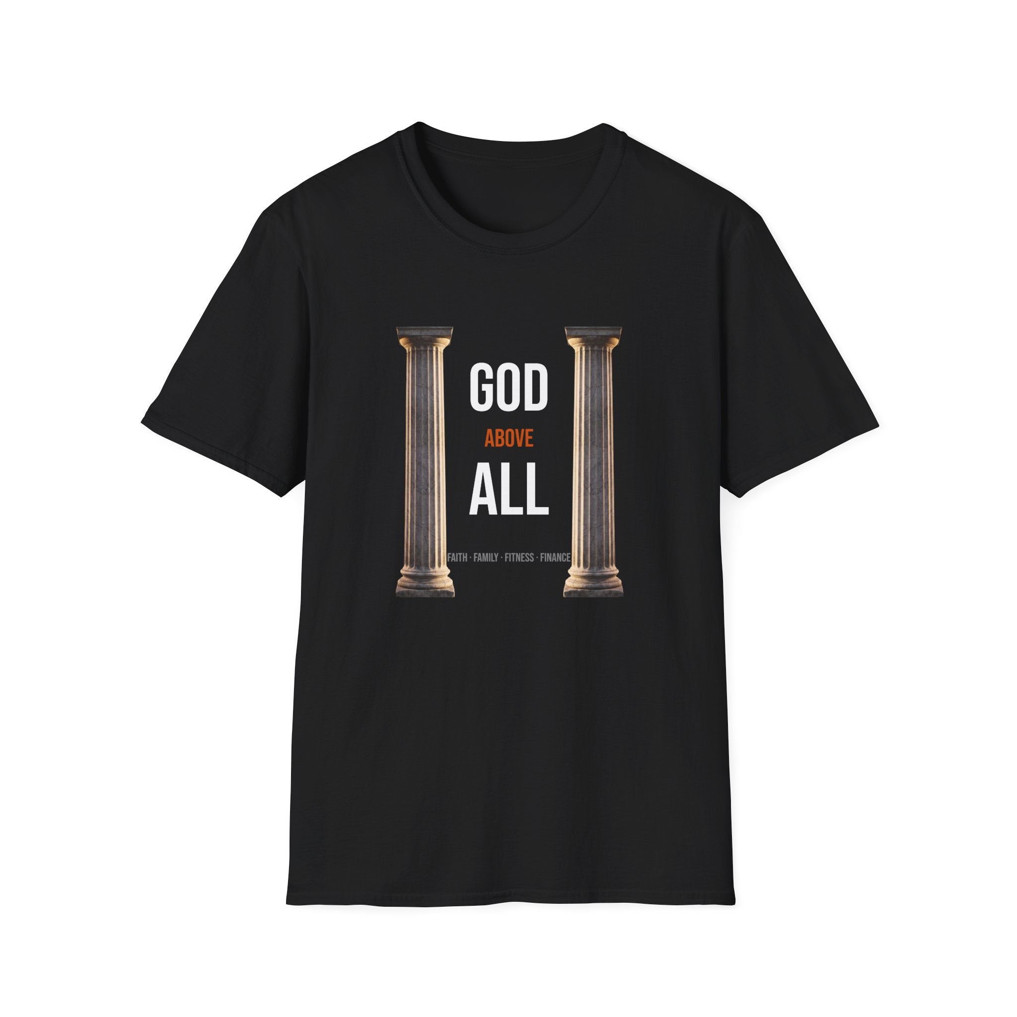 God Above All Tee — Marble Pillars