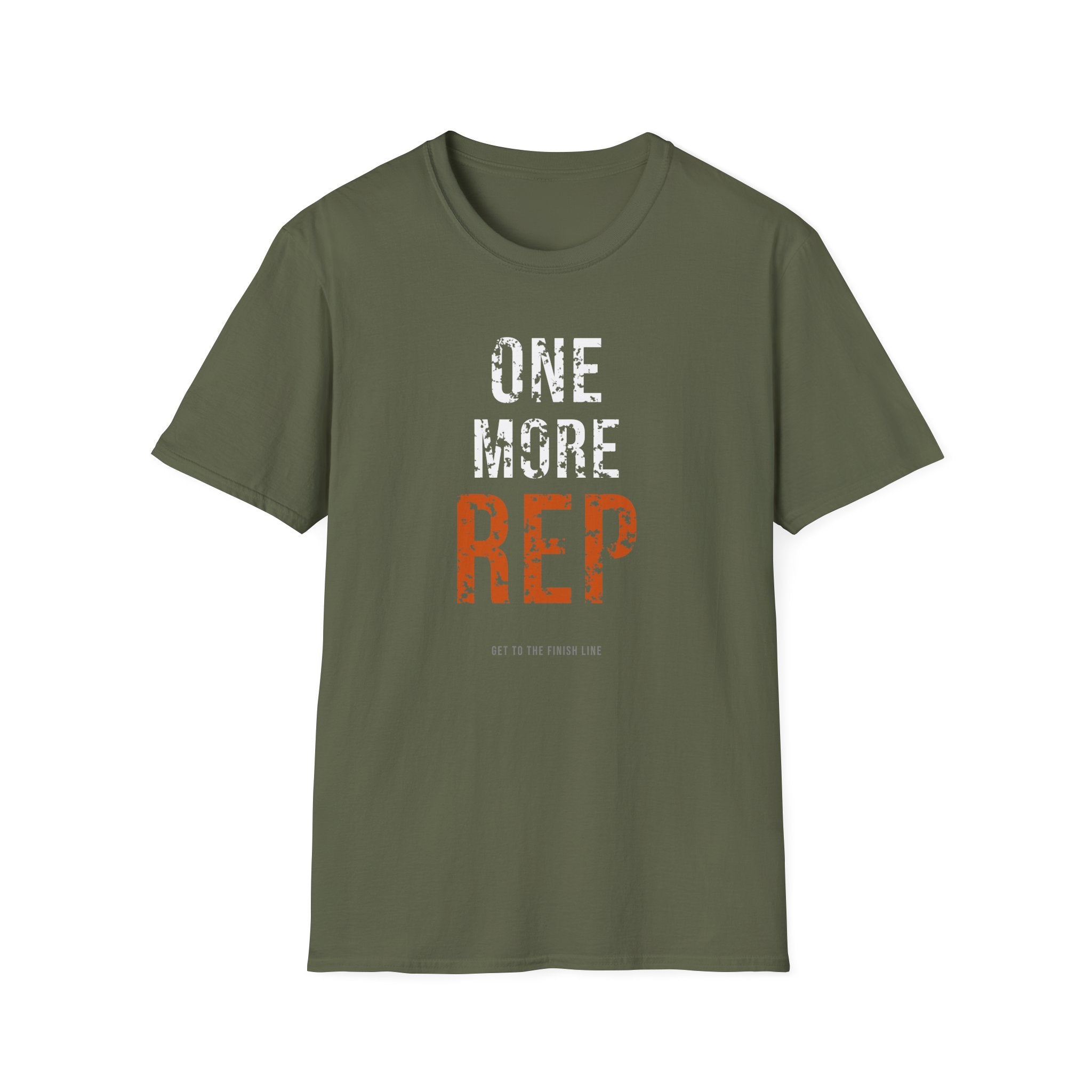 One More Rep Tee — motivational graphic tee by Get To The Finish Line (view 15)