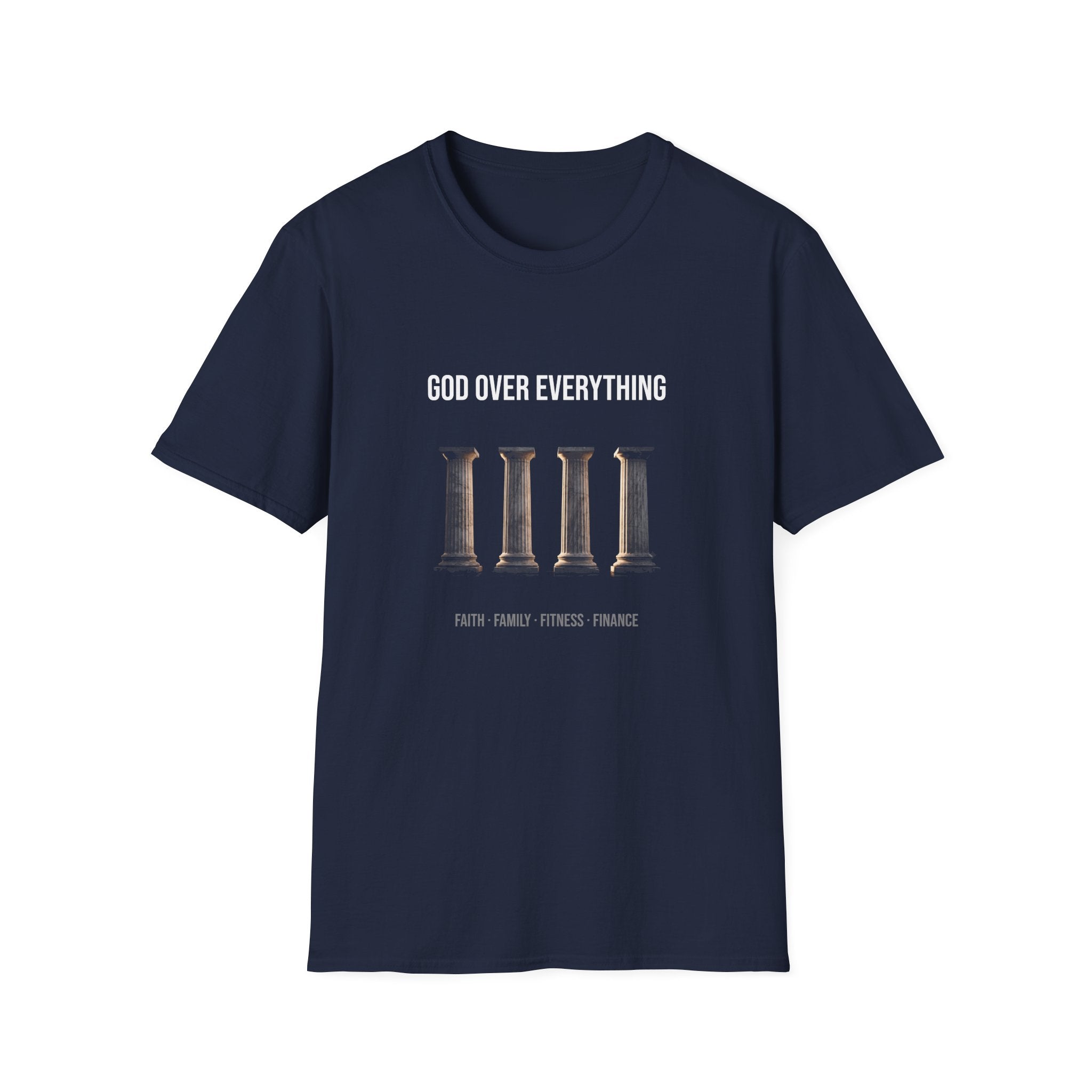 God Over Everything Tee — Marble Pillars