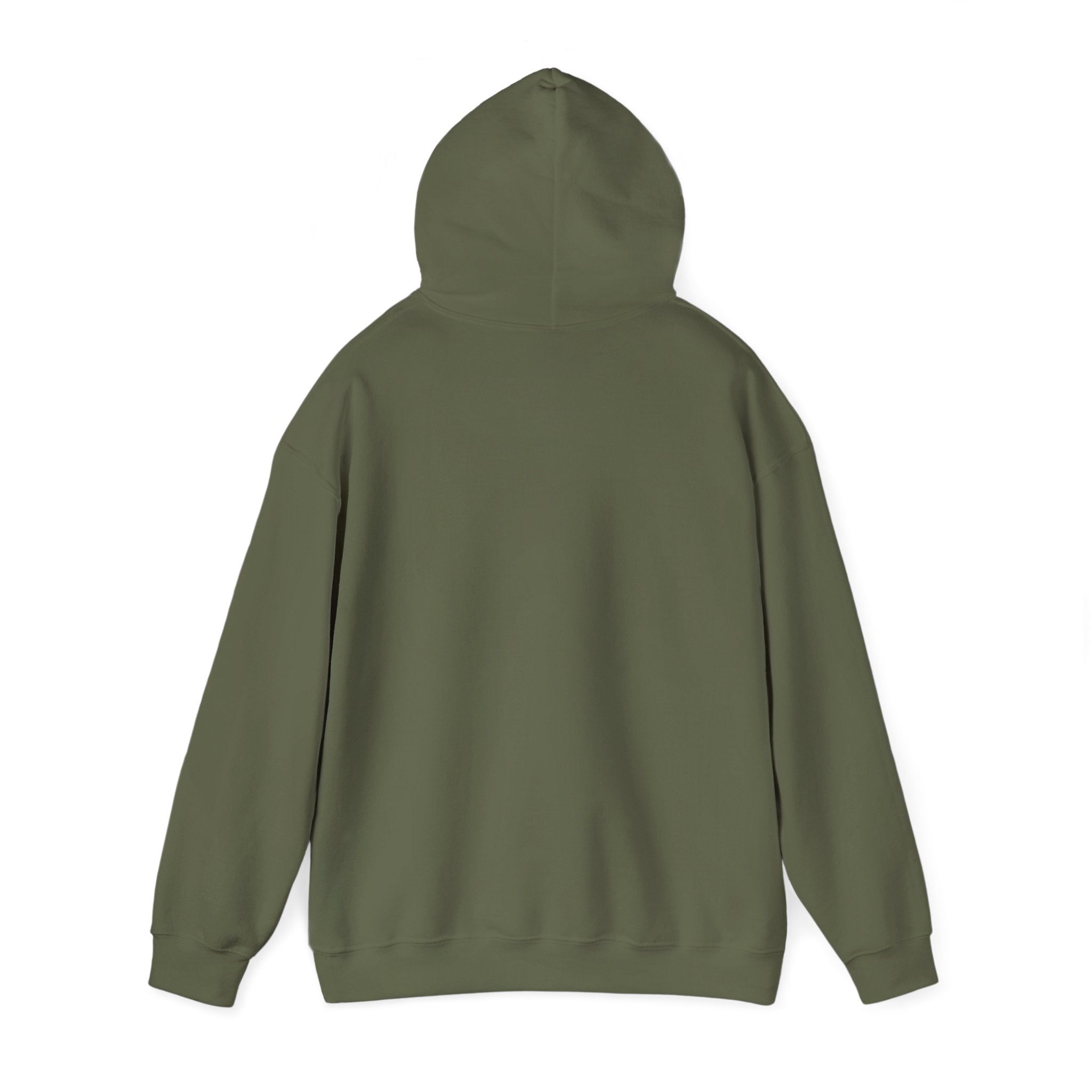 Answering To God Hoodie — White/Orange — bold christian statement graphic hoodie by Get To The Finish Line (view 9)