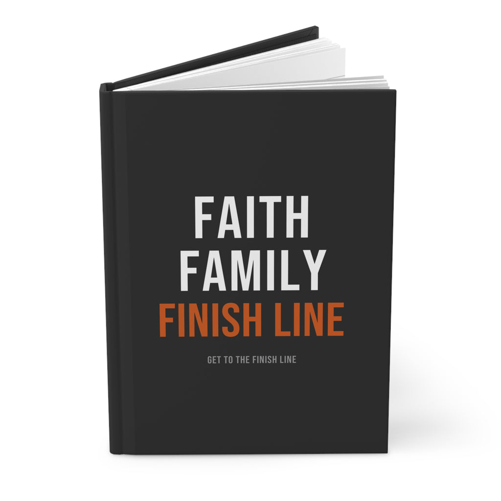 Faith Family Finish Line — Hardcover Journal — christian family values hardcover journal by Get To The Finish Line (view 3)