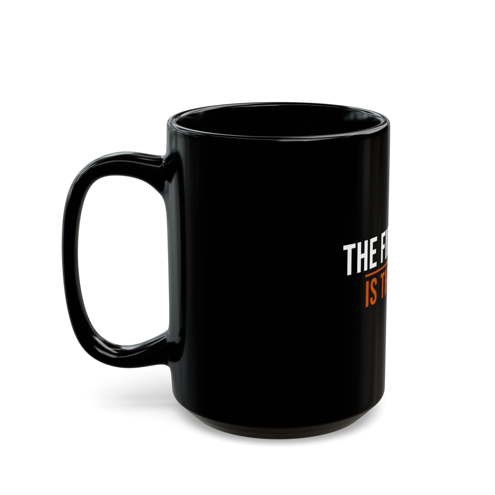 The Finish Line Is the Fight — Motivational Coffee Mug — motivational endurance coffee mug by Get To The Finish Line (view 7)