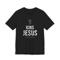 King Jesus Tee — White — christian graphic tee by Get To The Finish Line
