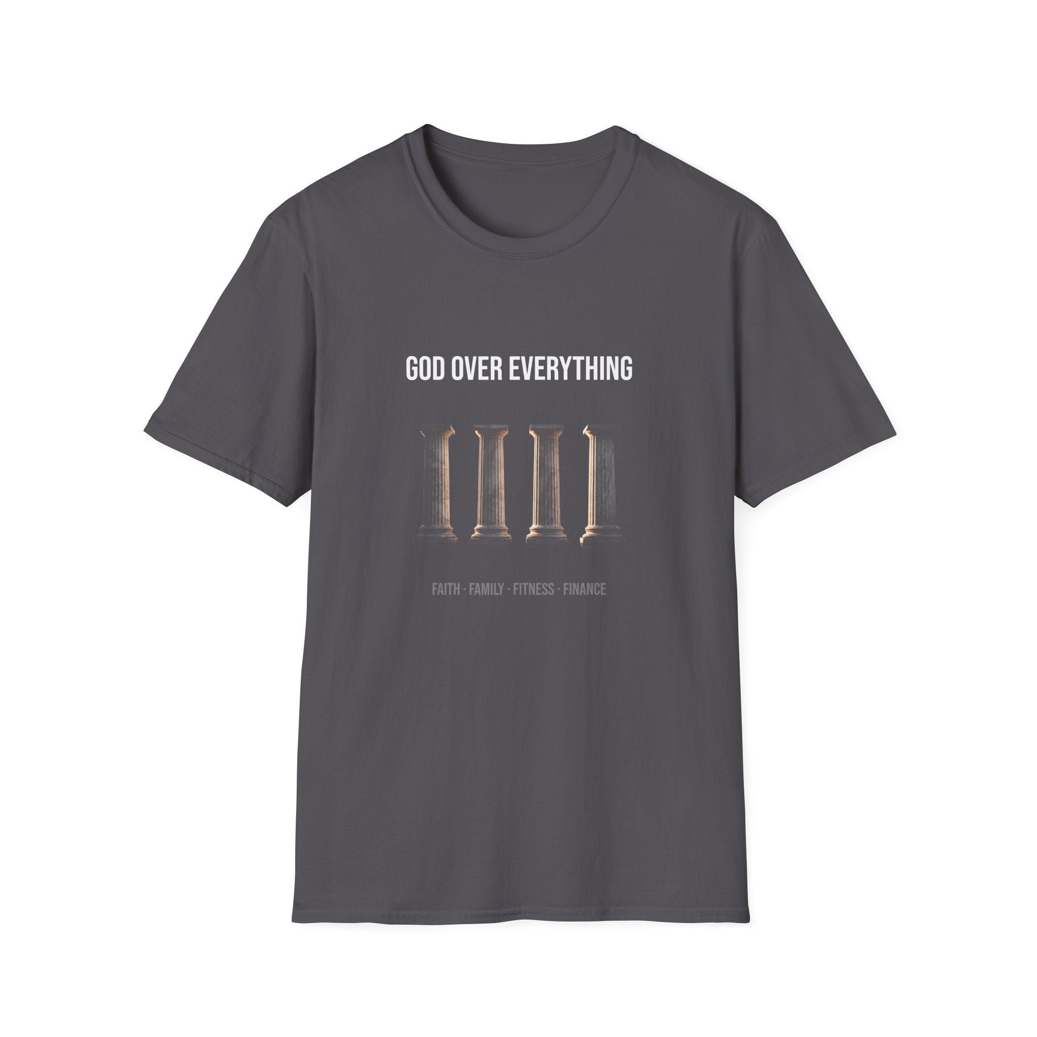 God Over Everything Tee — Marble Pillars