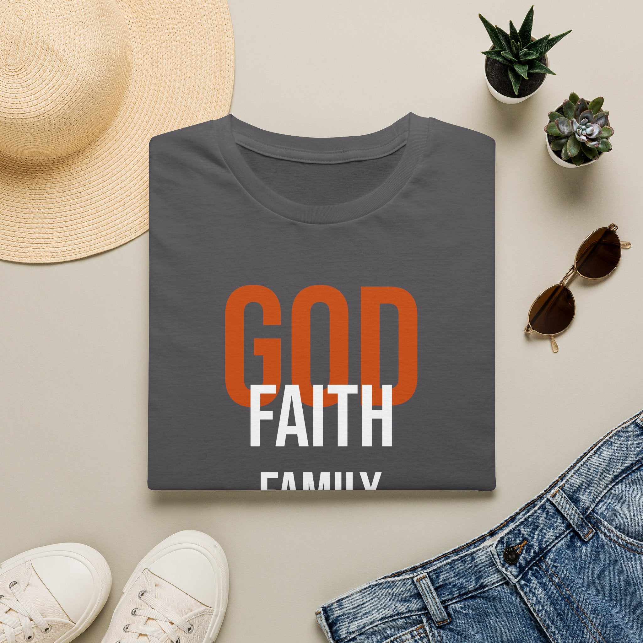 God First In That Order Tee — Four Pillars